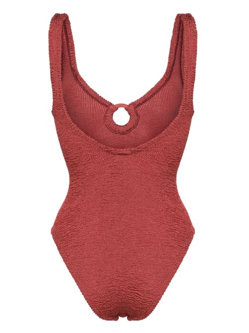 Celine one-piece swimsuit HUNZA G | CELINESWIMWITHFABRICMETALLICROSEWOOD